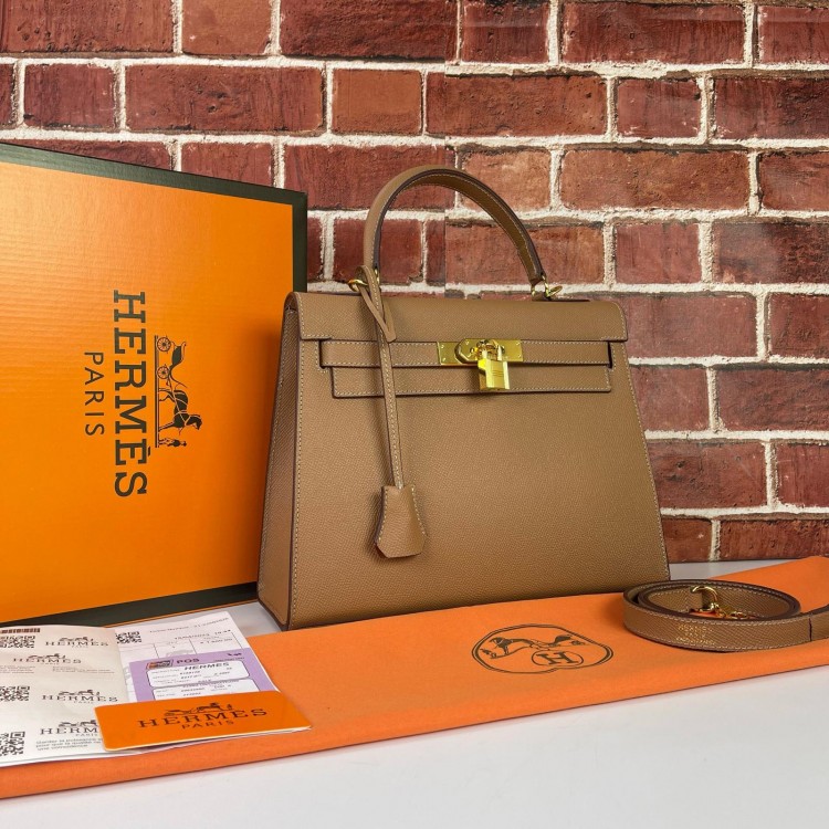 HERMES KELLY EPSON 28 CM TABA ALTİN